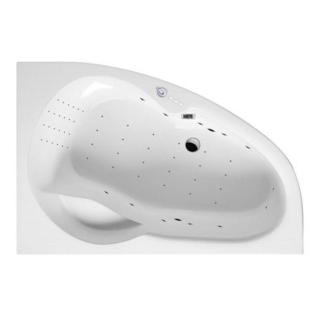 Ванна EXCELLENT Newa 160x95 (правая) "NANO" (хром), артикул WAEX.NEP16.NANO.CR