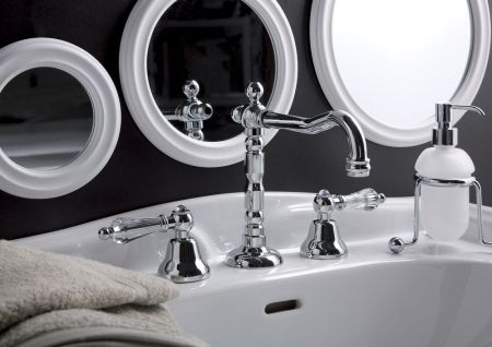 Смеситель для раковины Fiore GIOIELLI SKY (SWAROVSKI®) 09CR0637, хром, артикул 09CR0637