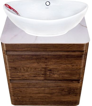 Тумба подвесная "Атлантика 60", Люкс старое дерево, PLUS