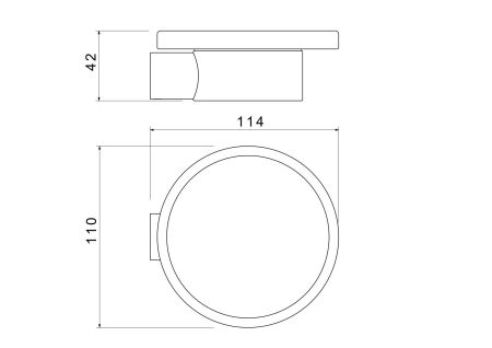 Мыльница AQUATEK AQ4403CR ЛИРА, артикул AQ4403CR