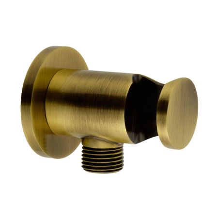 RICAMBI Держатель для лейки cо штуцером, 1/2", бронза, артикул 30895