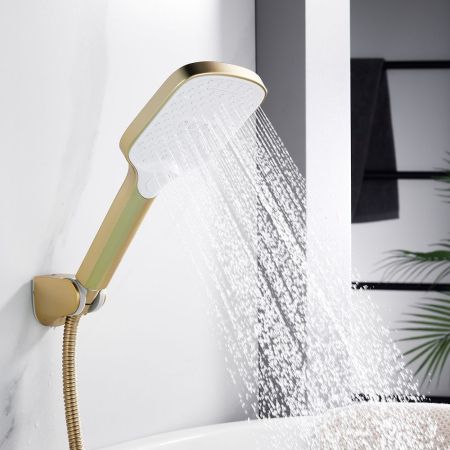 Смеситель для ванны Shevanik S4002G, золотой сатин, артикул S4002G