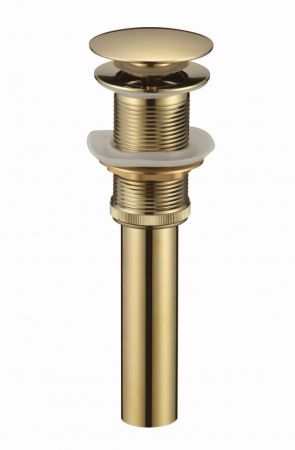 Донный клапан без перелива Savol S-XS002B, золото, артикул S-XS002B