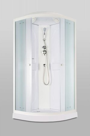 Водоразборный кран (МОНО) д/кухни MELANA-F6113 нерж.сталь, однорычажный, сатин