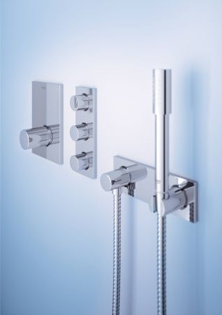 Внешняя часть вентиля GROHE Grohtherm F, 3 выхода, хром (27625000)