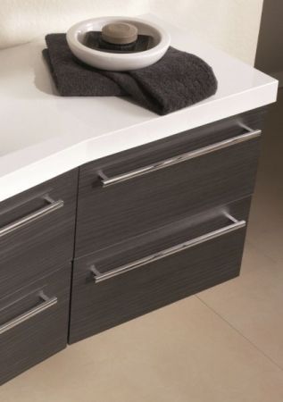 Puris Swing, дополнительная тумба под раковину 500 мм, цвет белый высокоглянцевый, артикул UTA36501M(722/161)