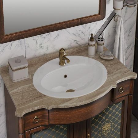 Тумба с раковиной Виктория 90 Opadiris Светлый орех