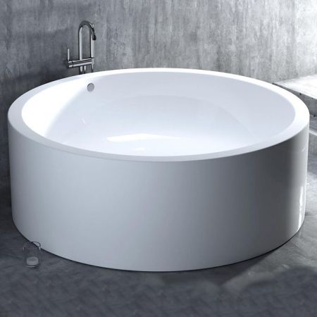 Salini Isola Ванна отдельностоящая 2000x2000x710 мм со встроенным сливом-переливом, каркасом: Белый матовый, артикул 101111M