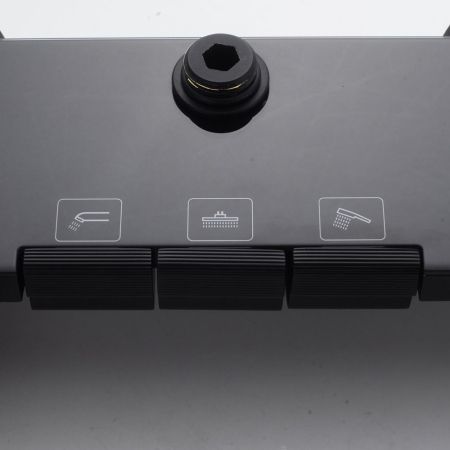 Душевая система Shevanik S4726H, черный, артикул S4726H