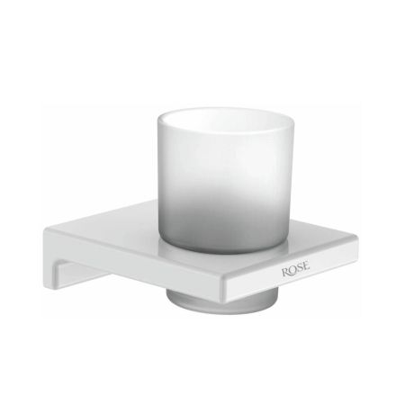 Стакан для ванной комнаты Rose RG1812C, белый, артикул RG1812C
