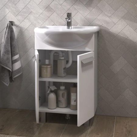 Тумба с раковиной напольная VIGO Hoska 229, 55 см, артикул 229-com