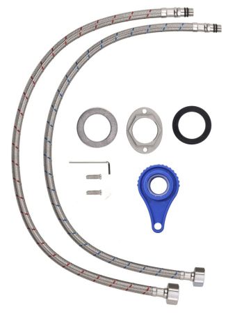Смеситель для биде WONZON & WOGHAND FLEX, Брашированный никель (WW-88016072-BN), артикул WW-88016072-BN