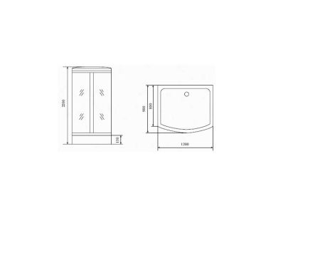 Душевая кабина Timo Comfort 120x90 T-8815C Clean Glass с гидромассажем, артикул T-8815C