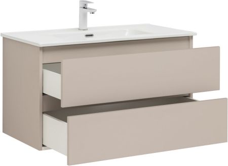 Тумба под раковину Aquanet Вега 2.0 90 бежевый, артикул 00337944