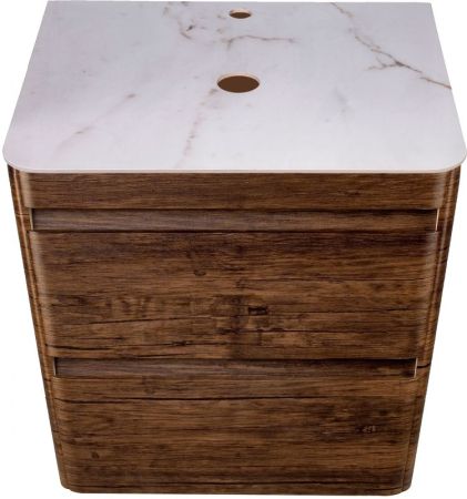 Тумба подвесная "Атлантика 60", Люкс старое дерево, PLUS