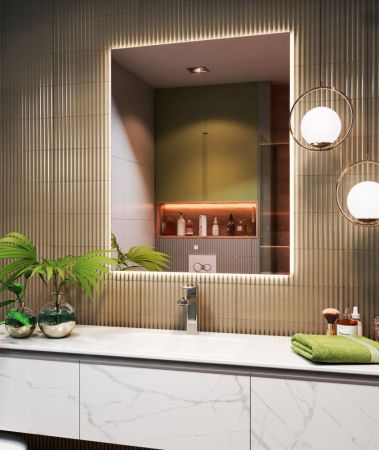 Зеркало VIGO Quadro z.QUA.80.Classic, 80 см, артикул z.QUA.80.Classic