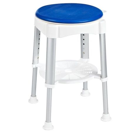 Табурет в ванную Ridder Assistent А0050401 Хром Белый, Синий, артикул А0050401