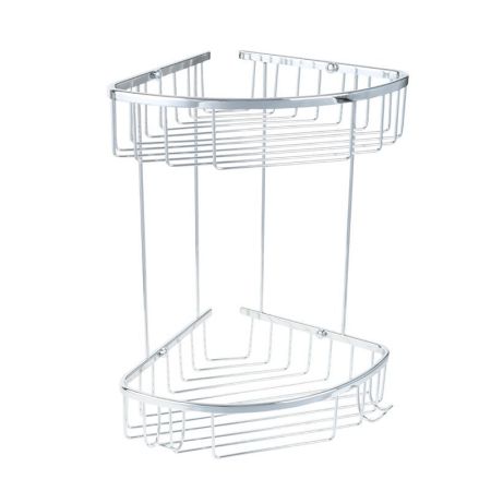 Полка металличеcкая угловая FIXSEN HOTEL FX-31051-2, хром, артикул FX-31051-2