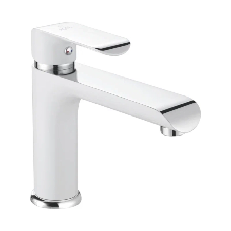 Смеситель для раковины Rose R21F R2101F-1, белый/хром, артикул R2101F-1