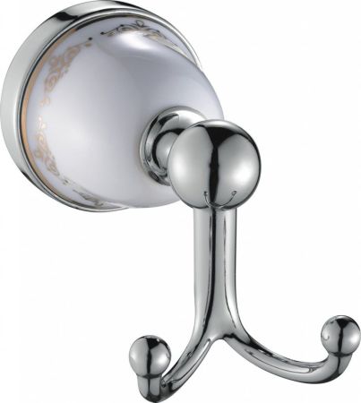 Крючок двойной подвесной ART&MAX FELICIA AM-F-5501-Cr, артикул AM-F-5501-Cr