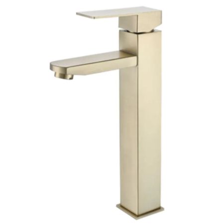 Смеситель для раковины Fmark FS8111C, матовое золото, артикул FS8111C