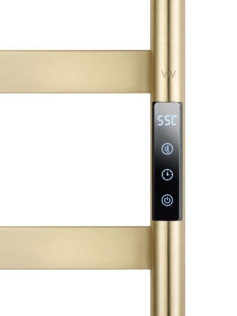 Полотенцесушитель электрический напольный WONZON & WOGHAND BREMEN, Брашированное золото (WW-A207-BG), артикул WW-A207-BG