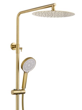 Душевая система WONZON & WOGHAND BRILLIANT, Брашированное золото (WW-88047079-BG), артикул WW-88047079-BG