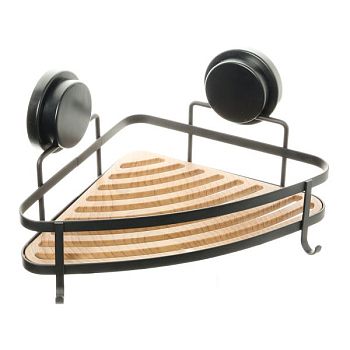 Полка металличеcкая угловая FIXSEN MAGIC  FX-920B-1, черный