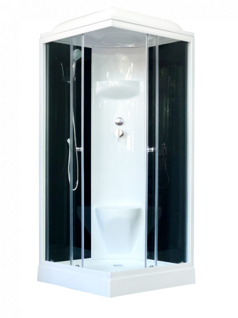 Душевая кабина Royal Bath RB 80HP6-BT (черное/прозрачное), артикул RB80HP6-BT