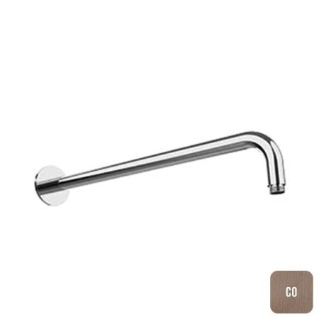 ALMAR Держатель верхнего душа настенный L42 см с круглым отражателем, цвет Copper Brushed PVD