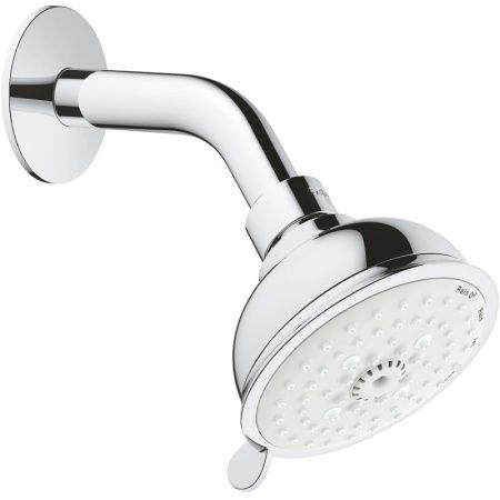 Верхний душ GROHE New Tempesta Rustic 100 IV с душевым кронштейном, хром (26089001) Верхний душ GROHE New Tempesta Rustic 100 IV с душевым кронштейном, хром (26089001)
