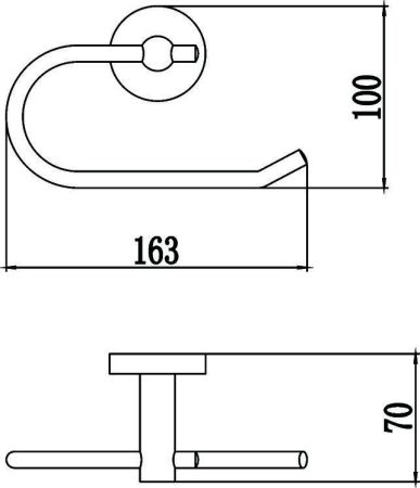 Держатель для туалетной бумаги Savol S-008752, хром, артикул S-008752