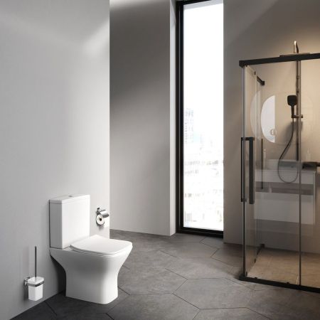 C908601SC Gem унитазкомпакт без ободка с сиденьем микролифт, артикул C908601SC