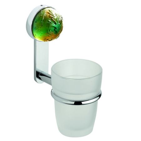 THG FLORE Стакан стеклянный, подвесной, цвет хром