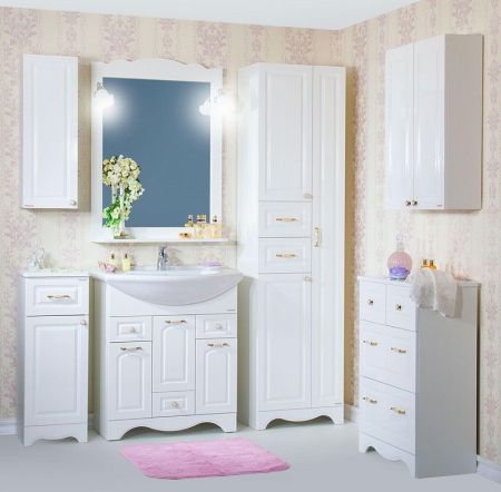 Подвесной шкаф Бриклаер Анна 65 Белый, артикул 4627125411540