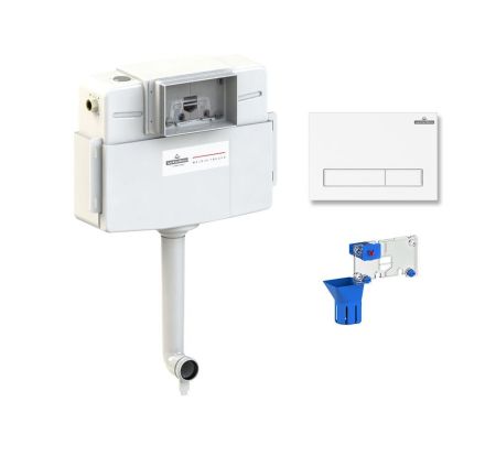 Комплект 3 в 1 бачка скрытого монтажа для приставного унитаза Lavinia Boho Relfix 77030054, артикул 77030054