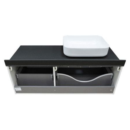 Тумба с раковиной Comforty Милан 120 4136268 подвесная Белая, артикул 4136268