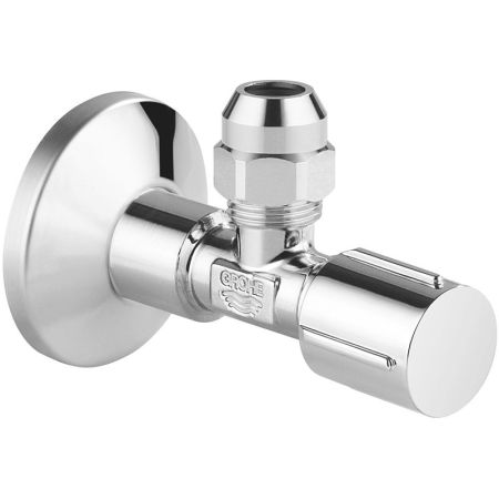 Вентиль угловой GROHE 1/2 -3/8 для подключения смесителей, хром (22037000), артикул 22037000