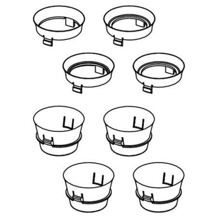 Набор ограничительных колец 28-46 мм для клапана А2, артикул 9820337