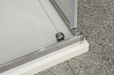 Душевой уголок BelBagno Uno AH-1 110x80 профиль Хром стекло прозрачное, артикул UNO-AH-1-110/80-C-Cr