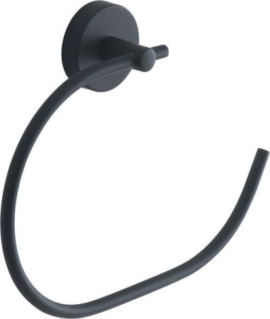 Gedy Eros, полотенцедержатель - полукольцо, цвет черный матовый, артикул 2370(14)
