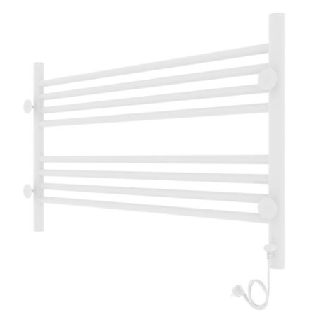 Полотенцесушитель электро "Оливия ЧК8 800*500", белый муар, левый