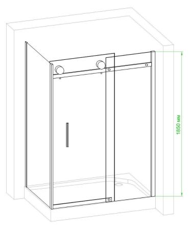 Душевое ограждение Royal Bath RB9012B-R 1200х900х1900
