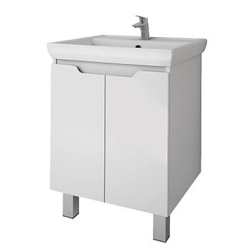 Тумба под раковину подвесная Dreja Q Plus (D) 55 см, белый