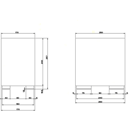 Gessi Rettangolo Корзина для мусора, цвет: хром/белый