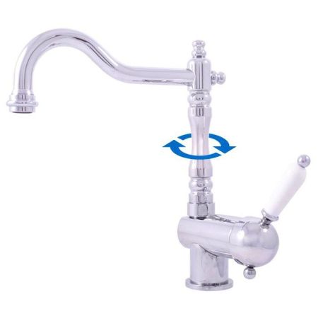 Смеситель для раковины Rav Slezak Labe L508.5/8 Хром, артикул L508.5/8