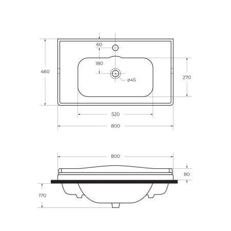 Мебель для ванной CEZARES GIUBILEO, артикул GIUBILEO-1000-1C-SO-BL