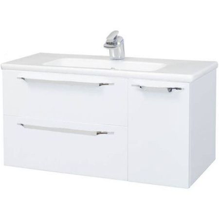 Тумба под раковину Bellezza Луиджи 100 4639217270010 подвесная Белая, артикул 4639217270010