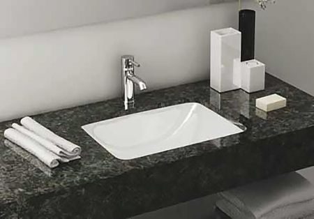 S50 раковина встраиваемая снизу 48 см, цвет белый