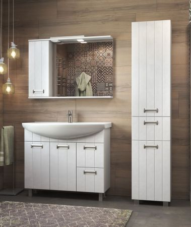 Зеркало со шкафом VIGO Diana z.DIA.100.L.El, 100 см, артикул z.DIA.100.L.El